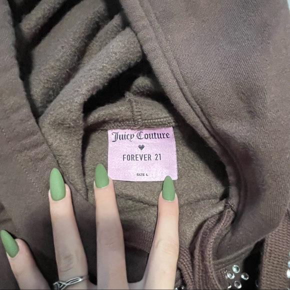 forever x juicy brown sweat suit - Picture 2 of 3